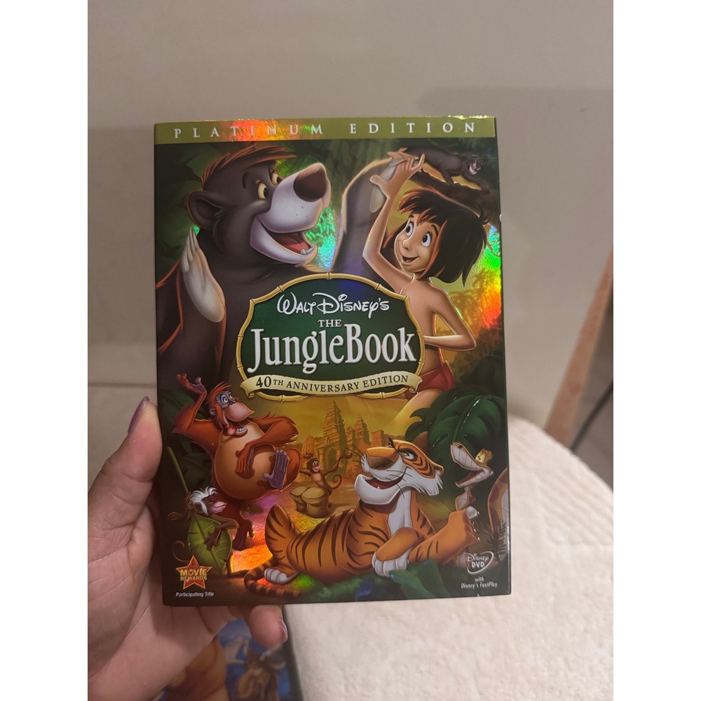 Disney The Jungle Book 40th Anniversary Platinum Edition 2-Disc DVD NEW Sealed